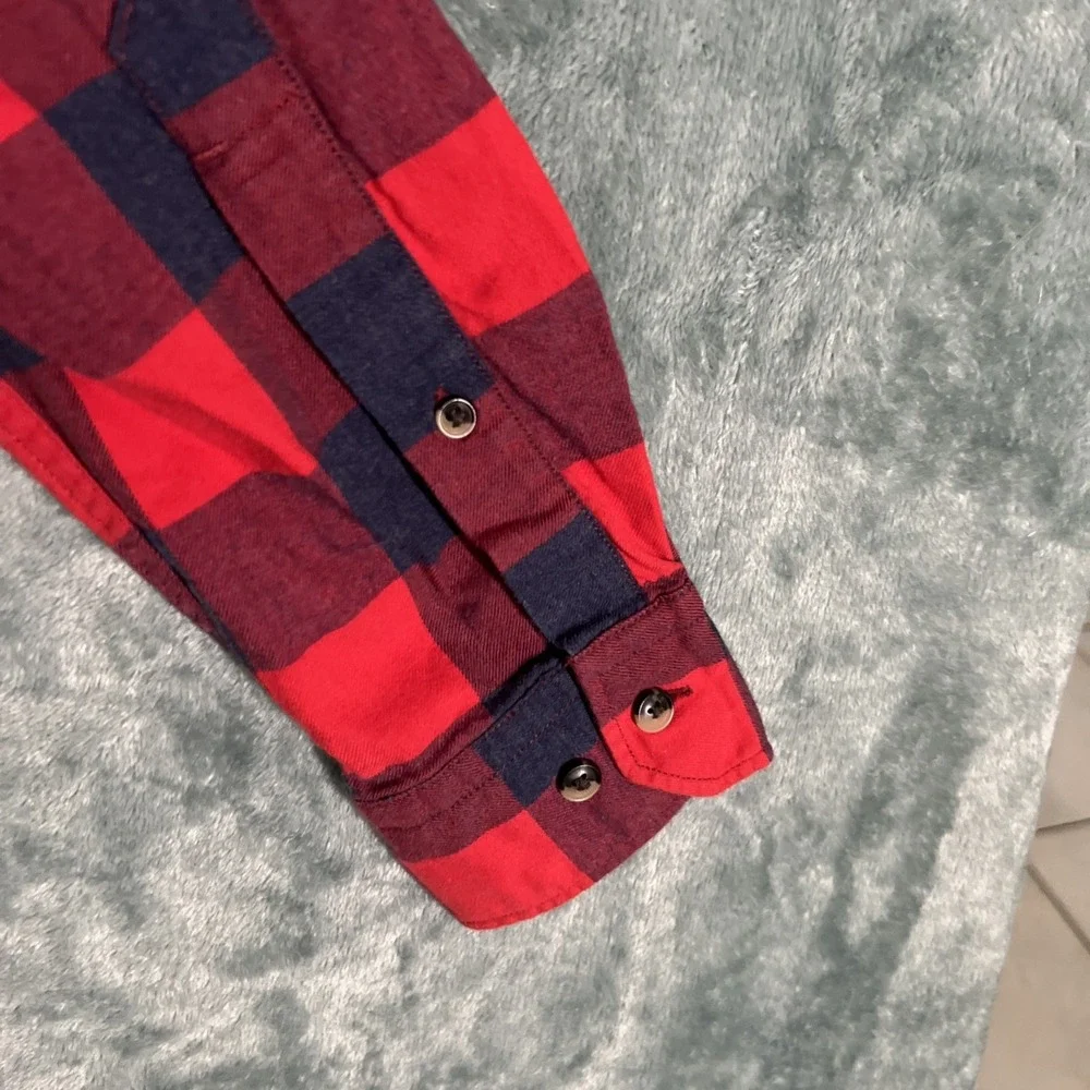 Banana republic grant fit checkerboard red men's small